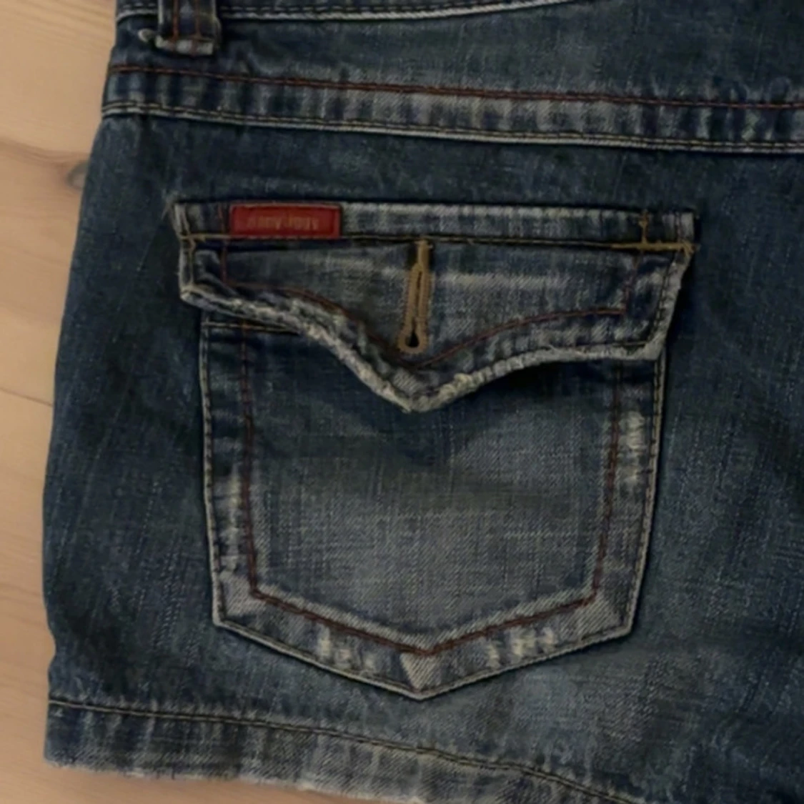 Blå jeansshorts från Zippylugg - 4