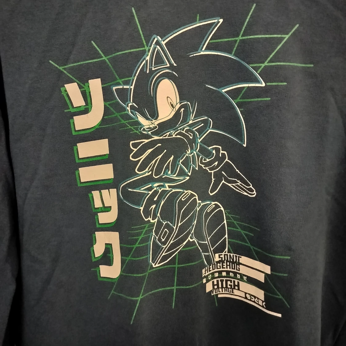 Blå Sonic the Hedgehog tröja - 2