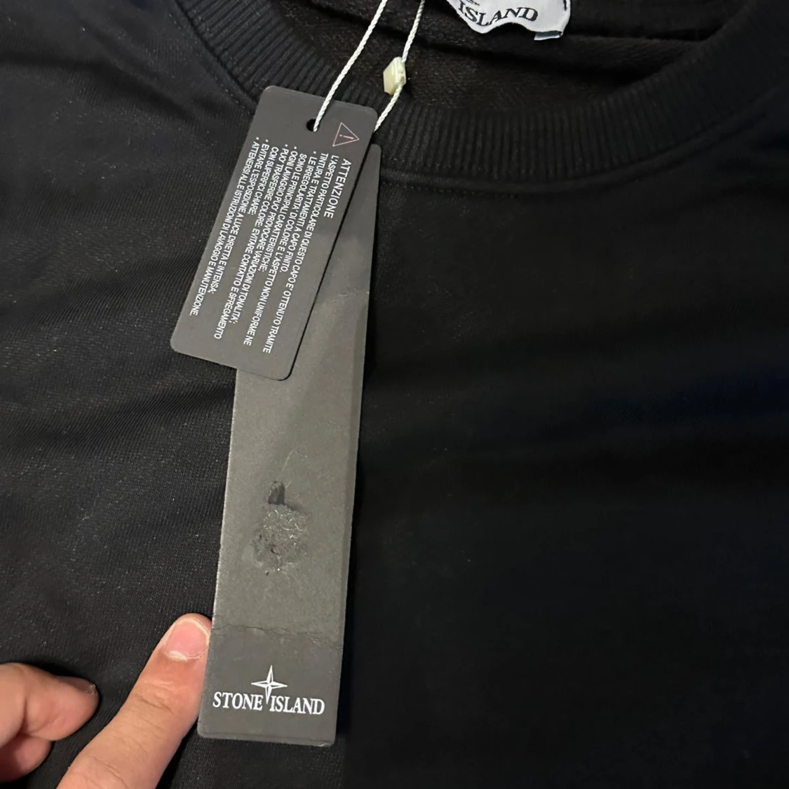 Svart Stone Island sweatshirt - 2