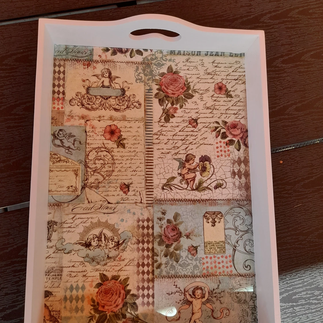 Serveringsbricka handgjord  - 2