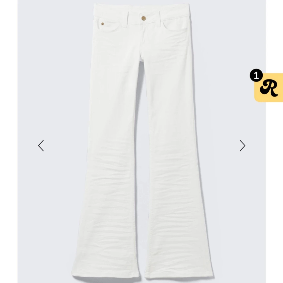 Vita jeans från Weekday / cheap monday  - 2