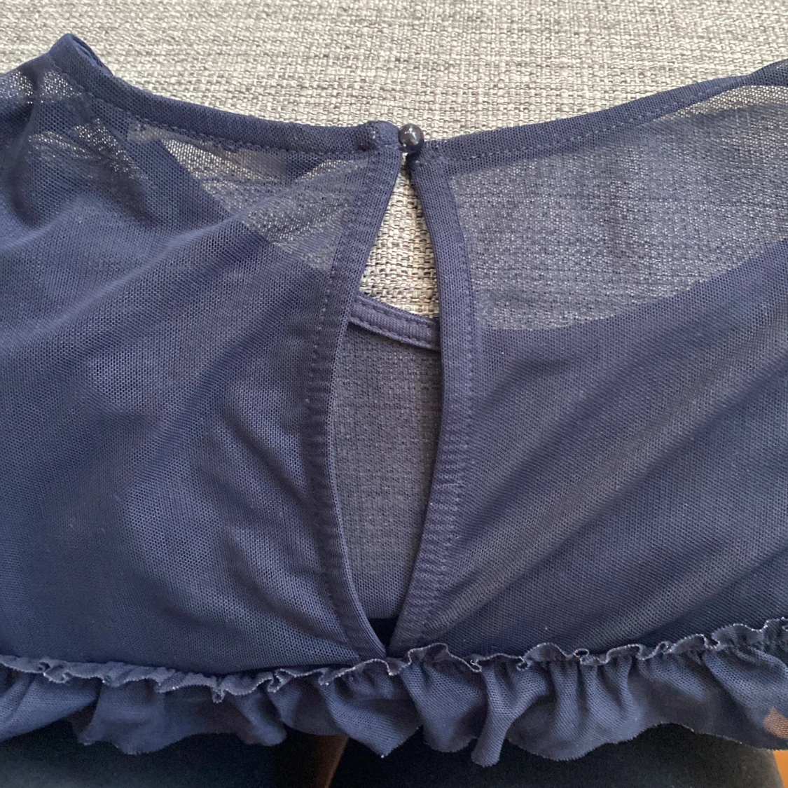 Marinblå meshtröja från ONLY XS - 2