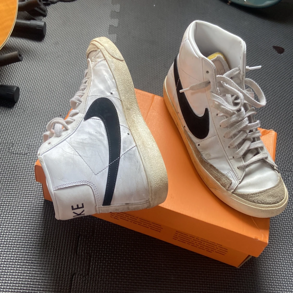 Nike Blazer Mid '77 Vintage vit/svart - 1