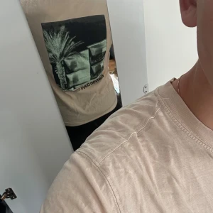 Beige t-shirt Canyon Days med print - Snygg beige t-shirt från HM. Materialet känns mjukt och lätt. Jag är 181cm och 75kg