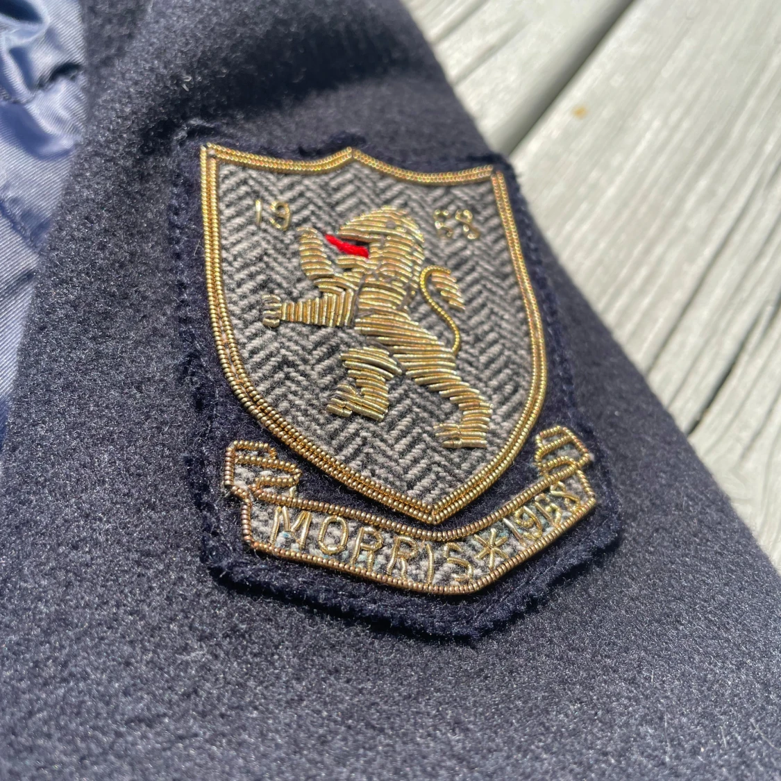 Morris Cardigan Jacka Blå - 4