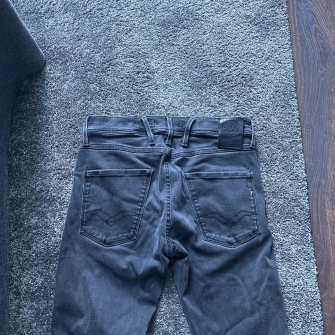 Replay Hyperflex svarta slim jeans - 2