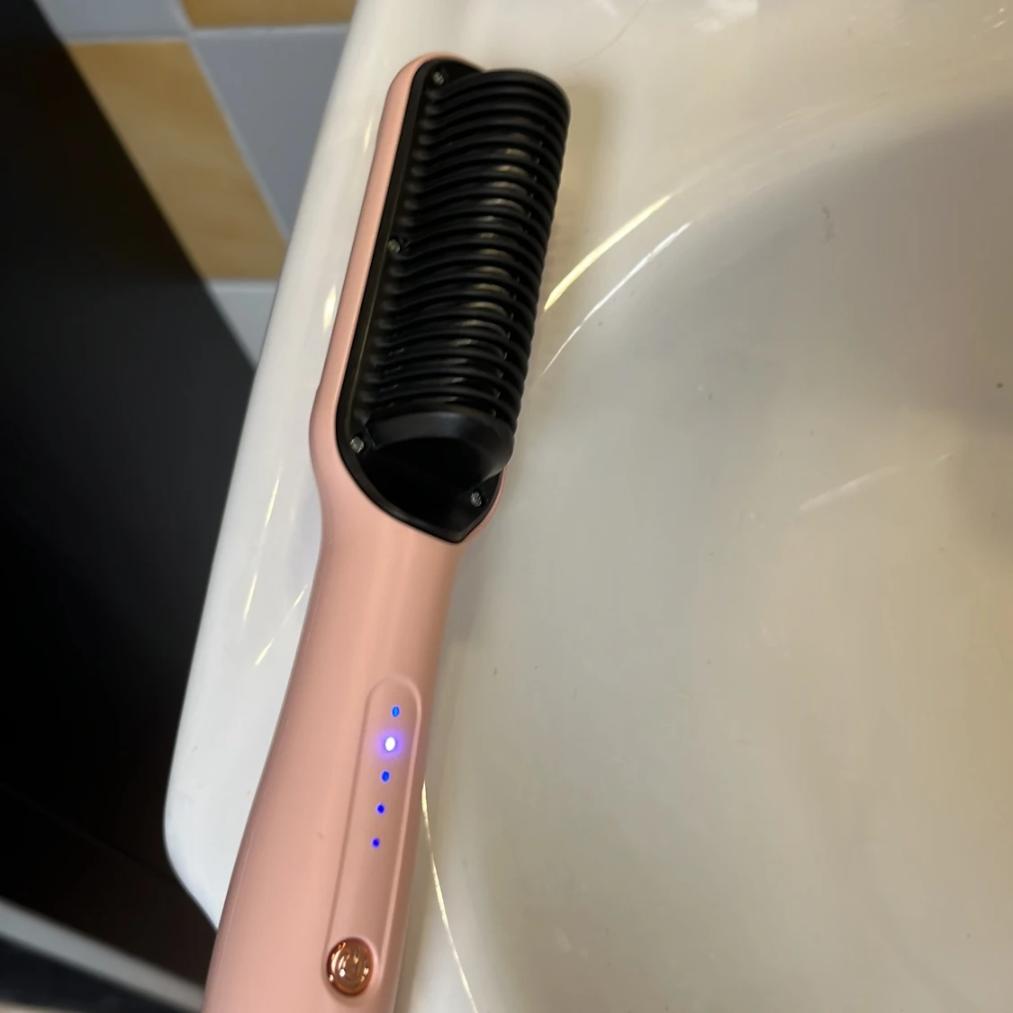 Mini Straightening Brush rosa - 2