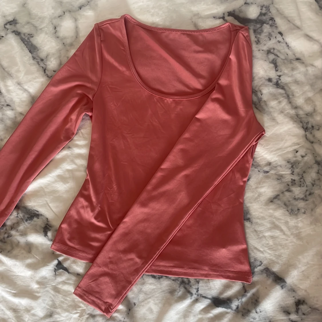 Rosa långärmad topp från SHEIN - 1