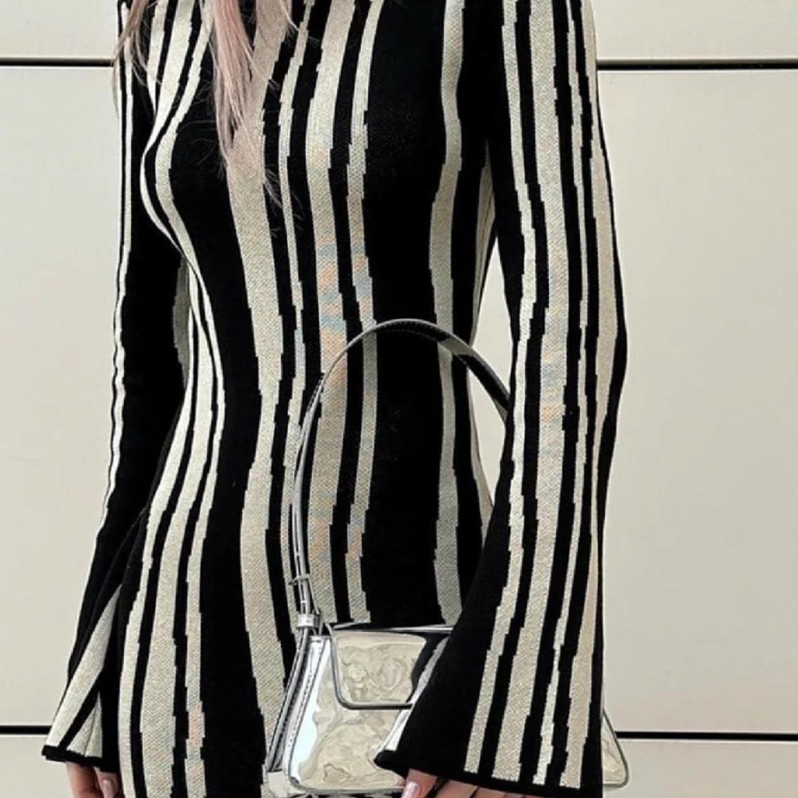 NA-KD stickad klänning  - 90