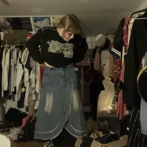 Grunge midi kjol - Kjol