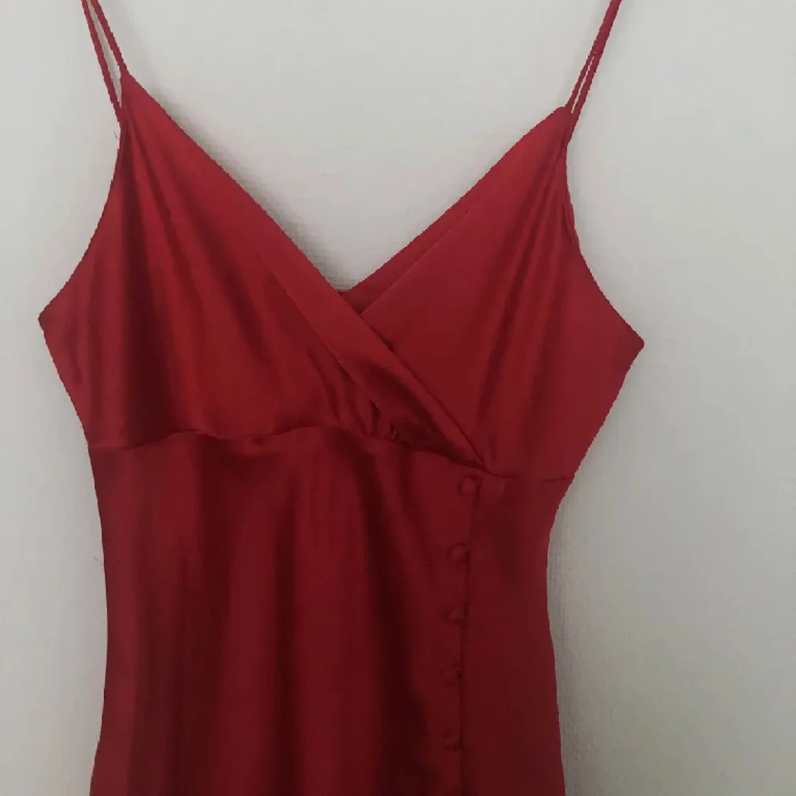 Röd långklänning - 90