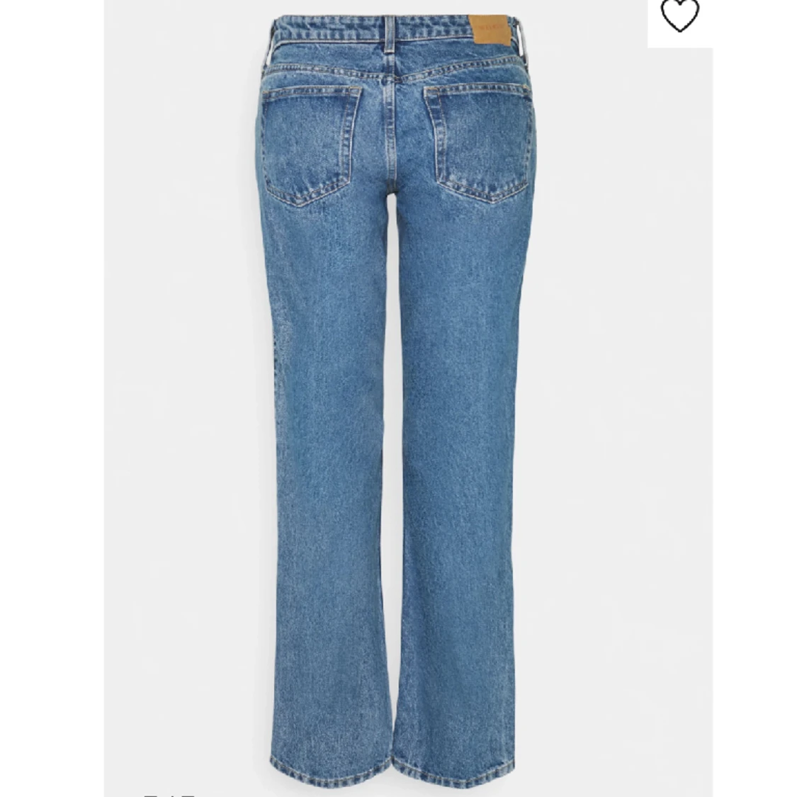 Låg midjade straight jeans - 90