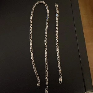 Matchande kjesar länkar  - Armband och armband köpt på gulfynd äkta silver 