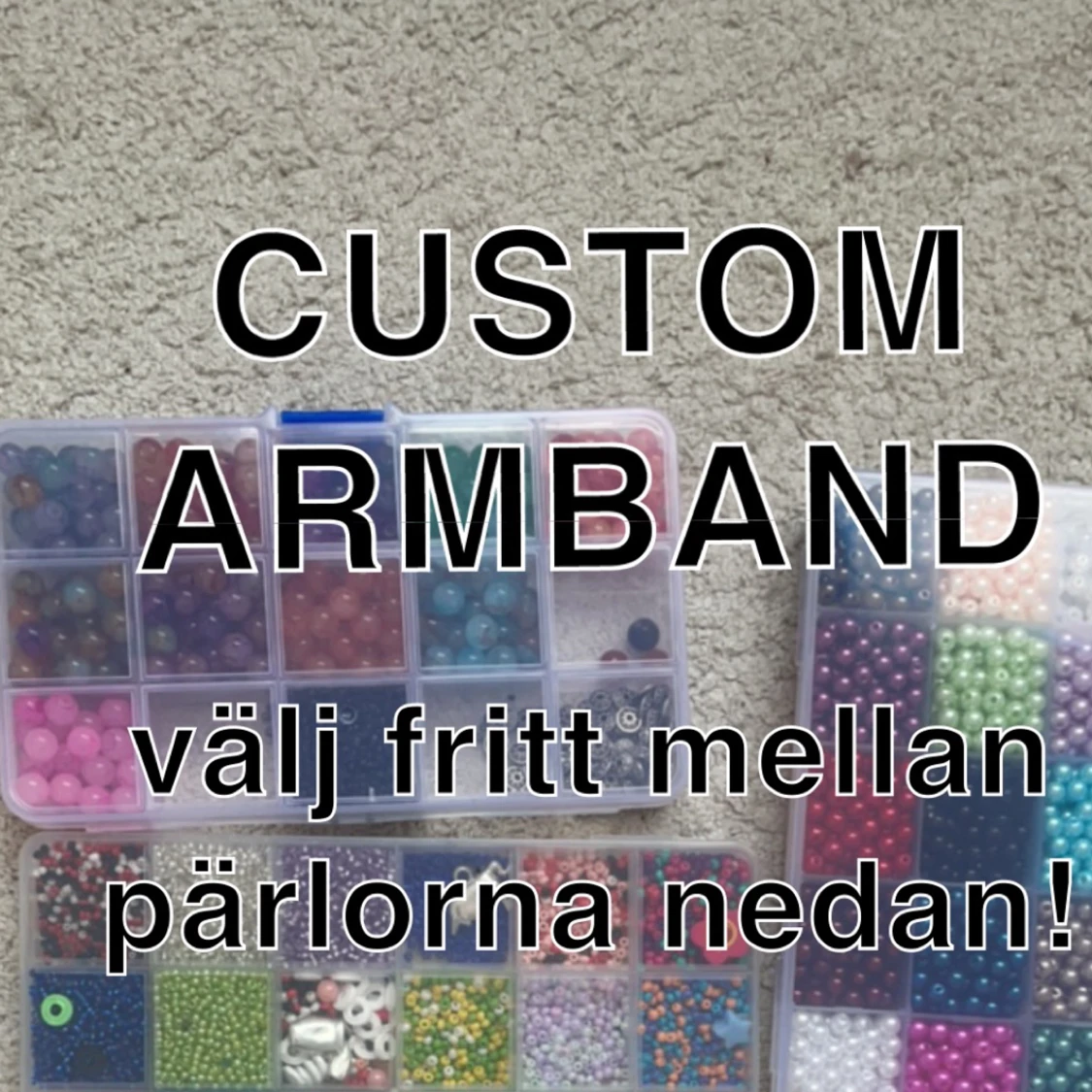 CUSTOM PÄRLARMBAND