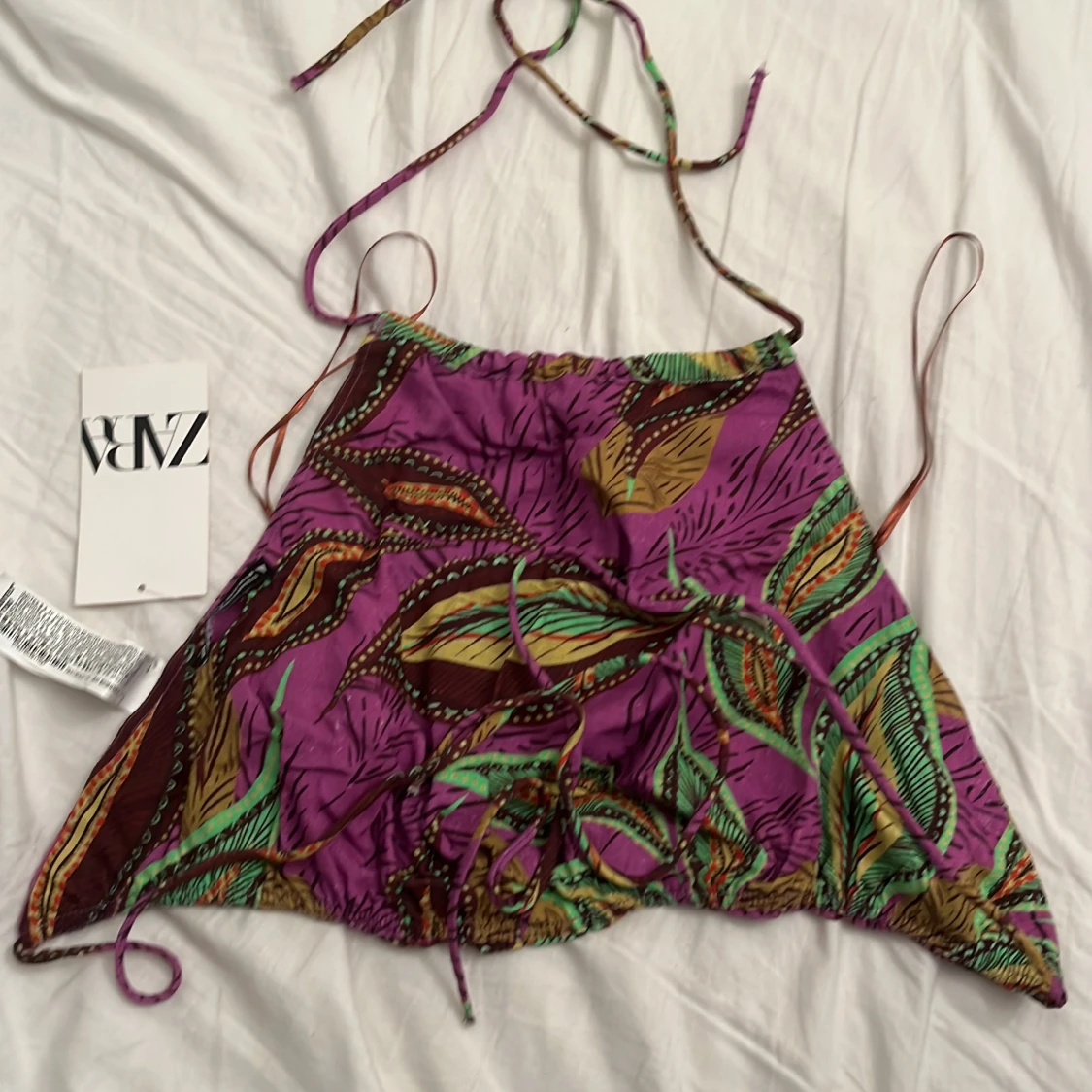 Backless topp med mönster - 90