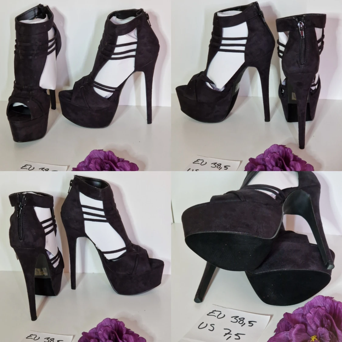 Sandaletter i mockaimitation strl 38,5 - 90