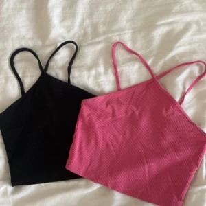 zara linnen  - säljer mina zara linnen i fint skick, den rosa i storlek M men passar S, och den svarta i storlek S💓😇