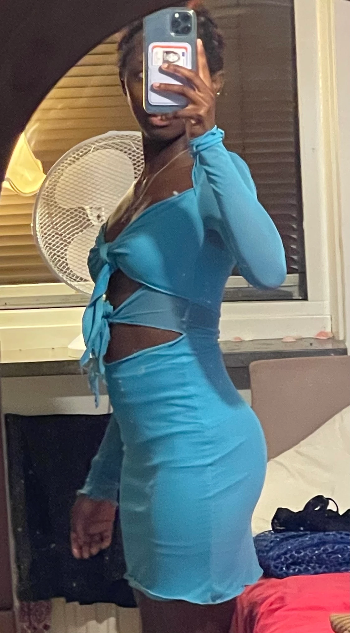 Turkos klänning  - 90