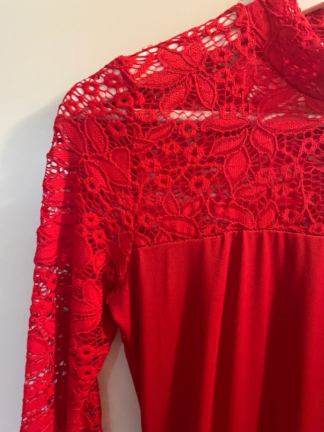 Röd klänning  - 90