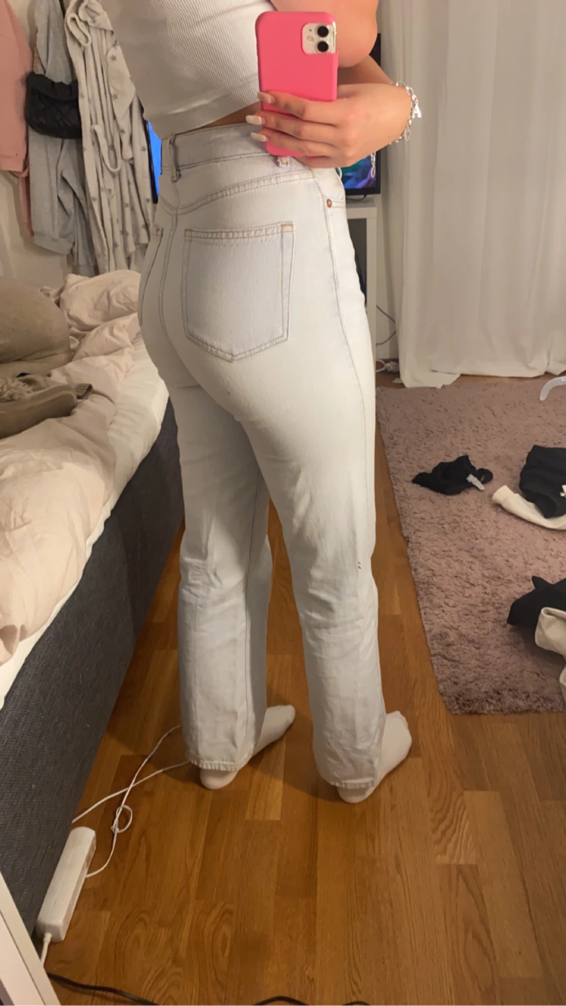 Ljusblåa jeans  - 90