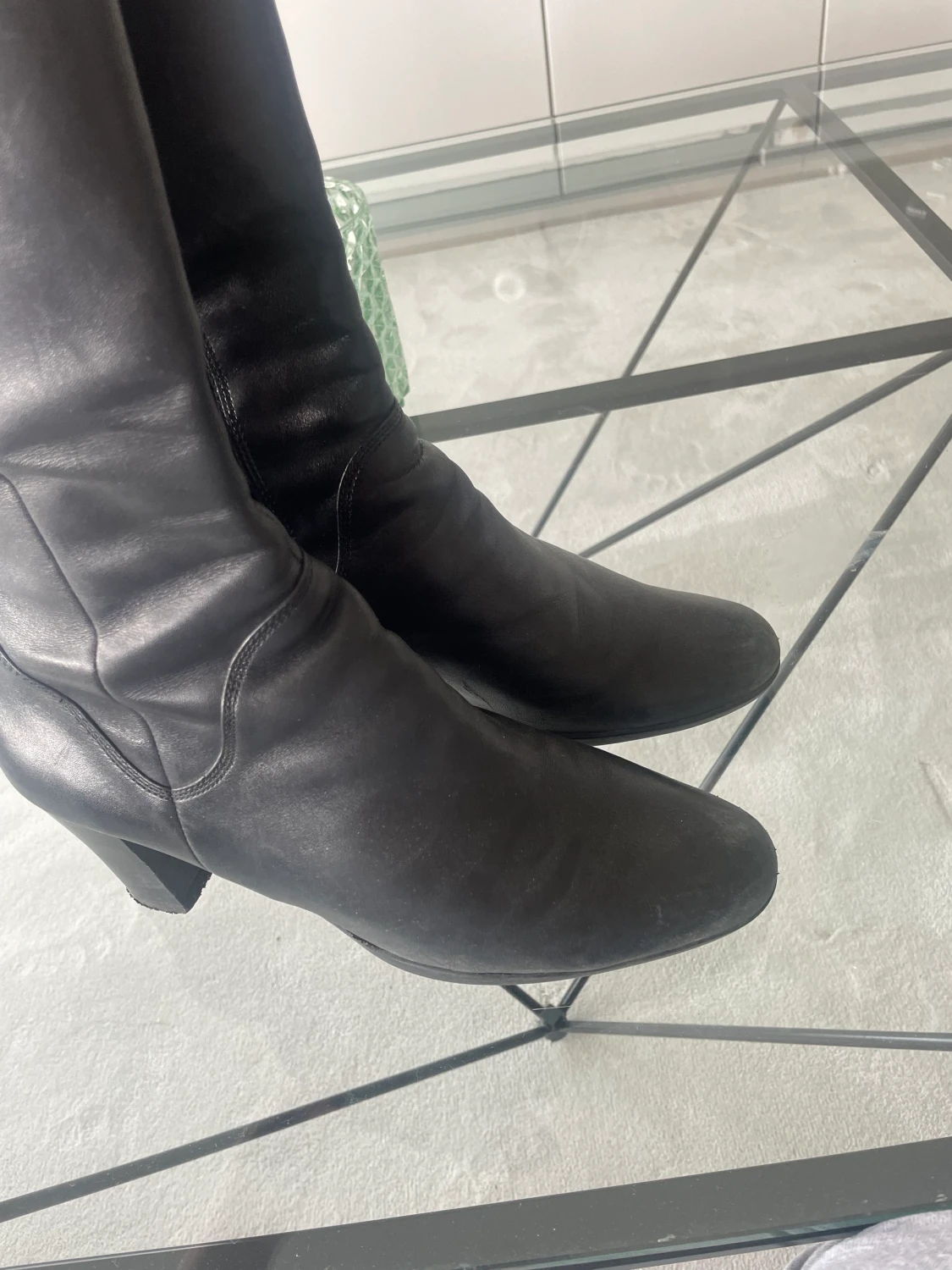 Svarta höga boots - 90