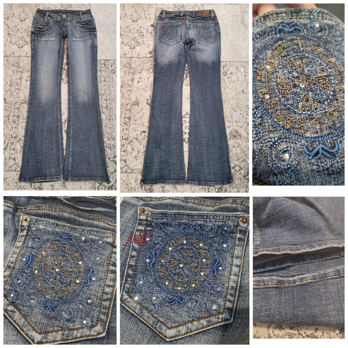 Lågmidjade jeans - 91