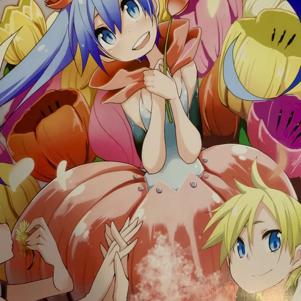 Superfin anime affisch med Vocaloid motiv. Affischen är i nyskick och är 29 cm på bredden X 42 cm på höjden. (Köparen betalar för frakt) 💗. Övrigt.