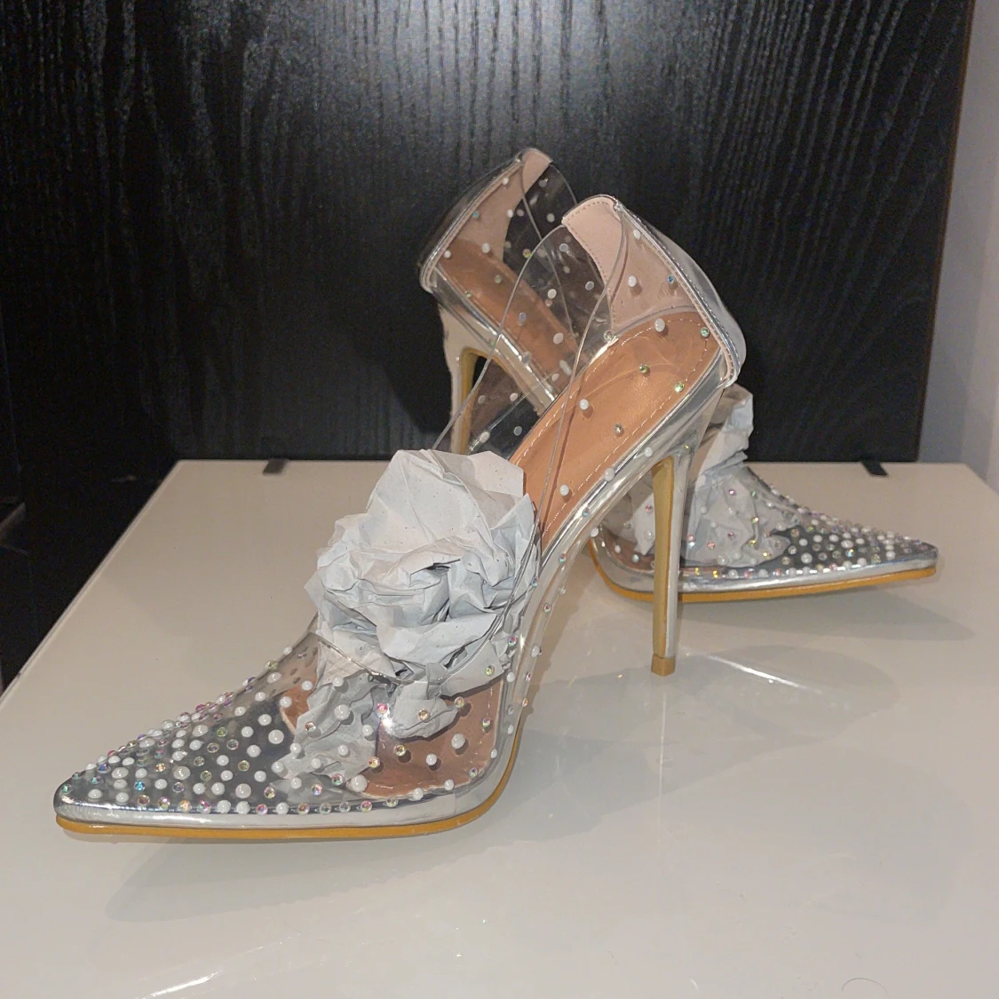 Klackar genomskinliga - 90