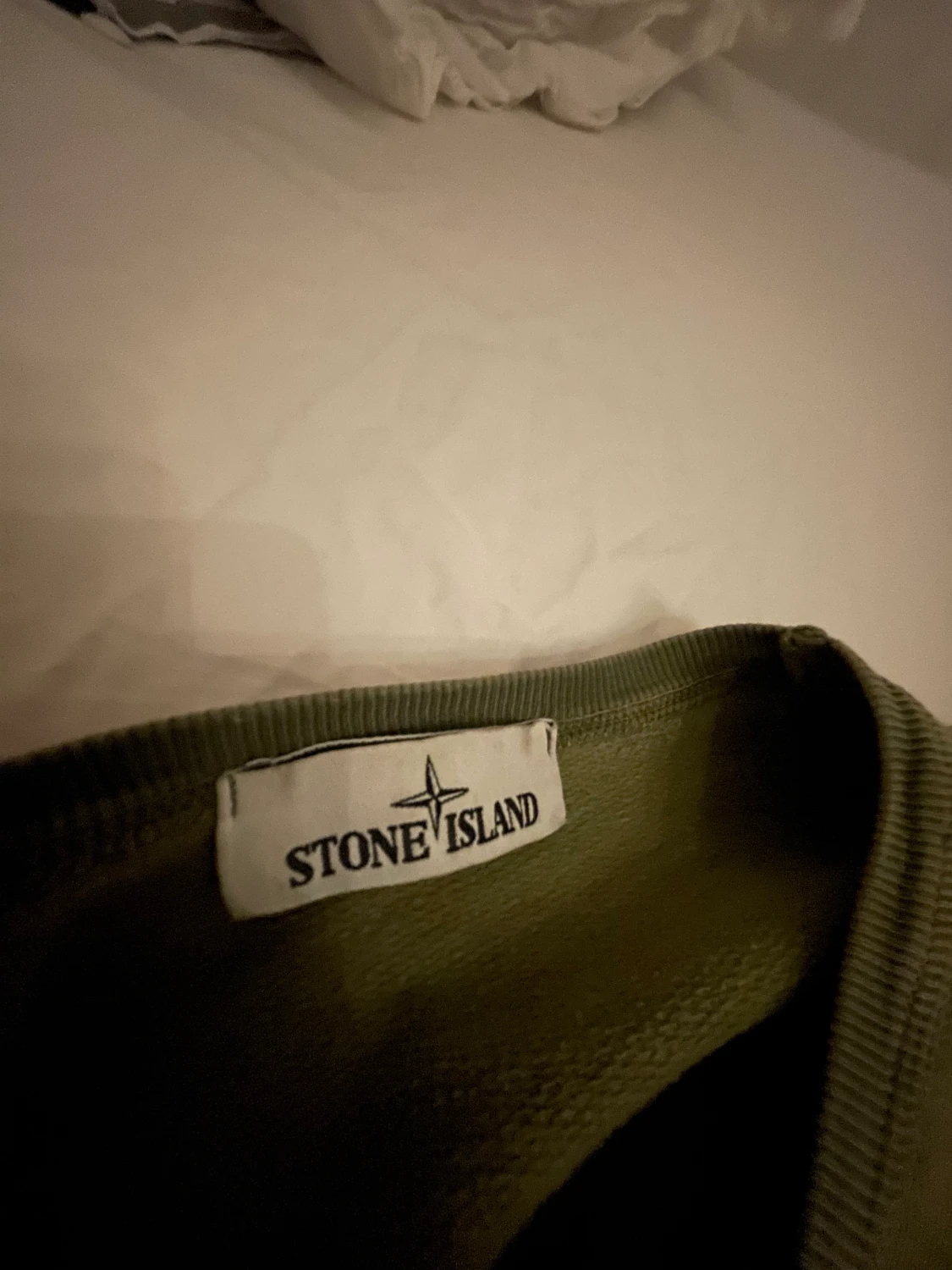 Stone island tröja grön S - 90