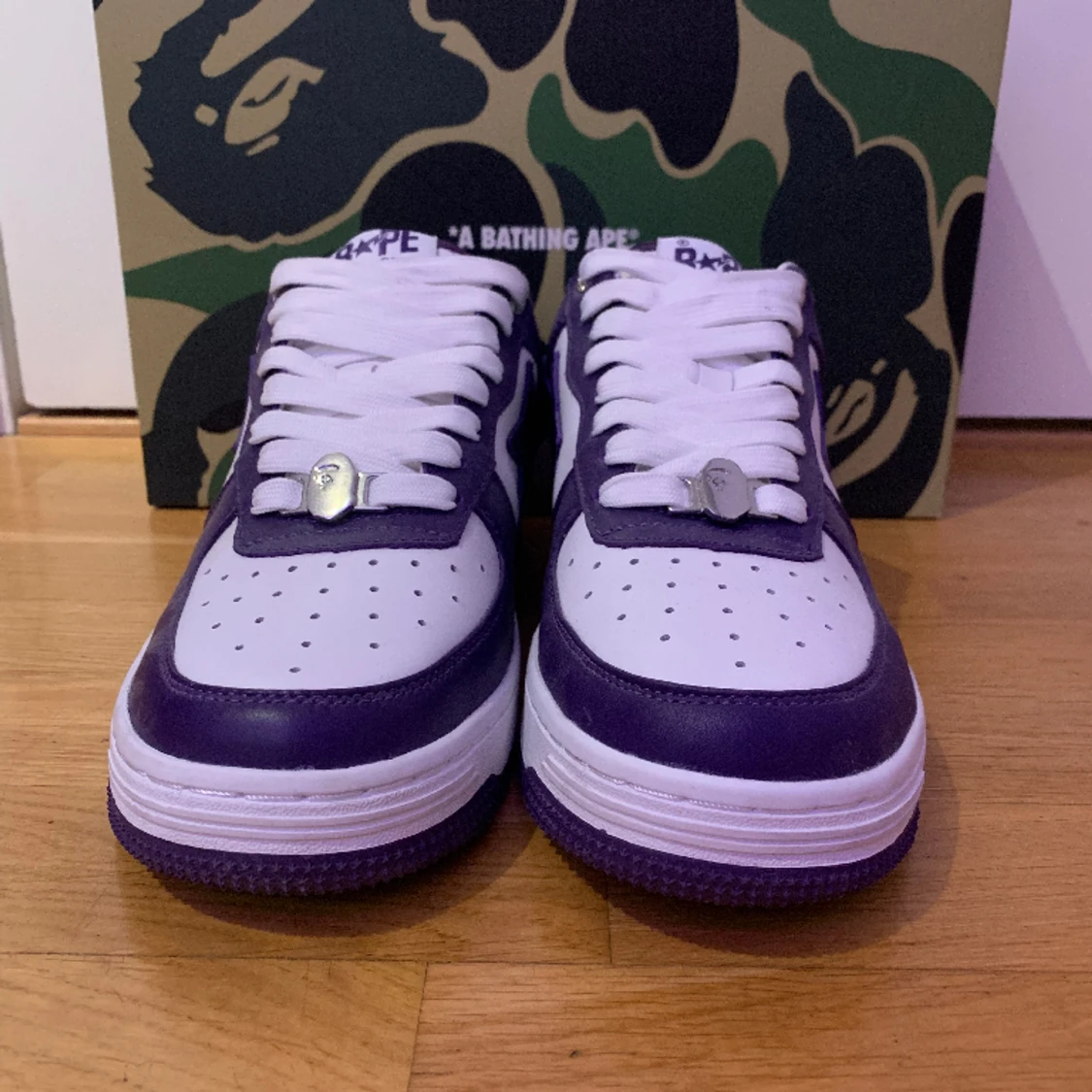 Bapesta White X Purple - 91