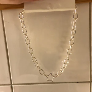 Halsband kedja + stjärna - Lappar kvar helt nytt från hm
