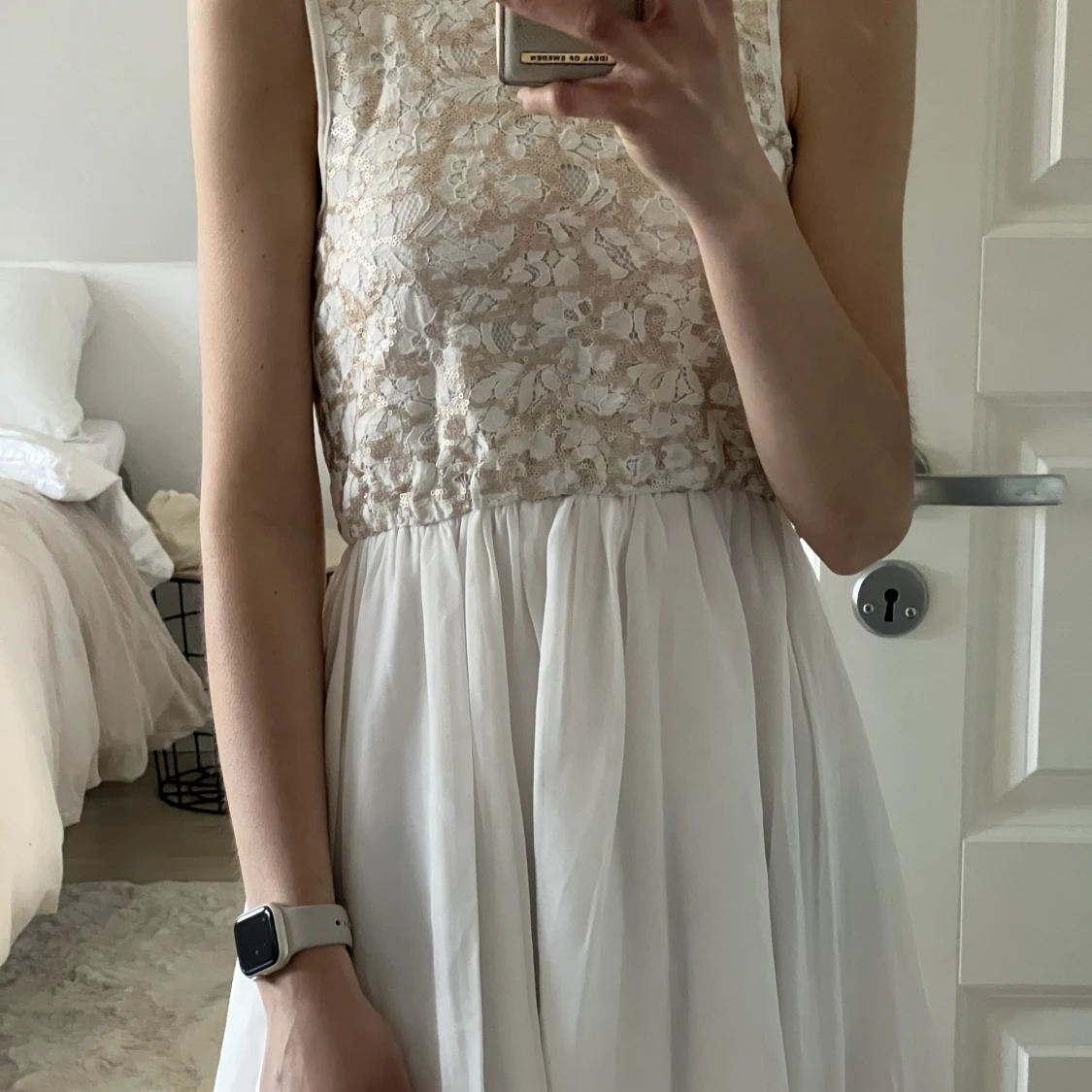 Salt vit klänning  - 90