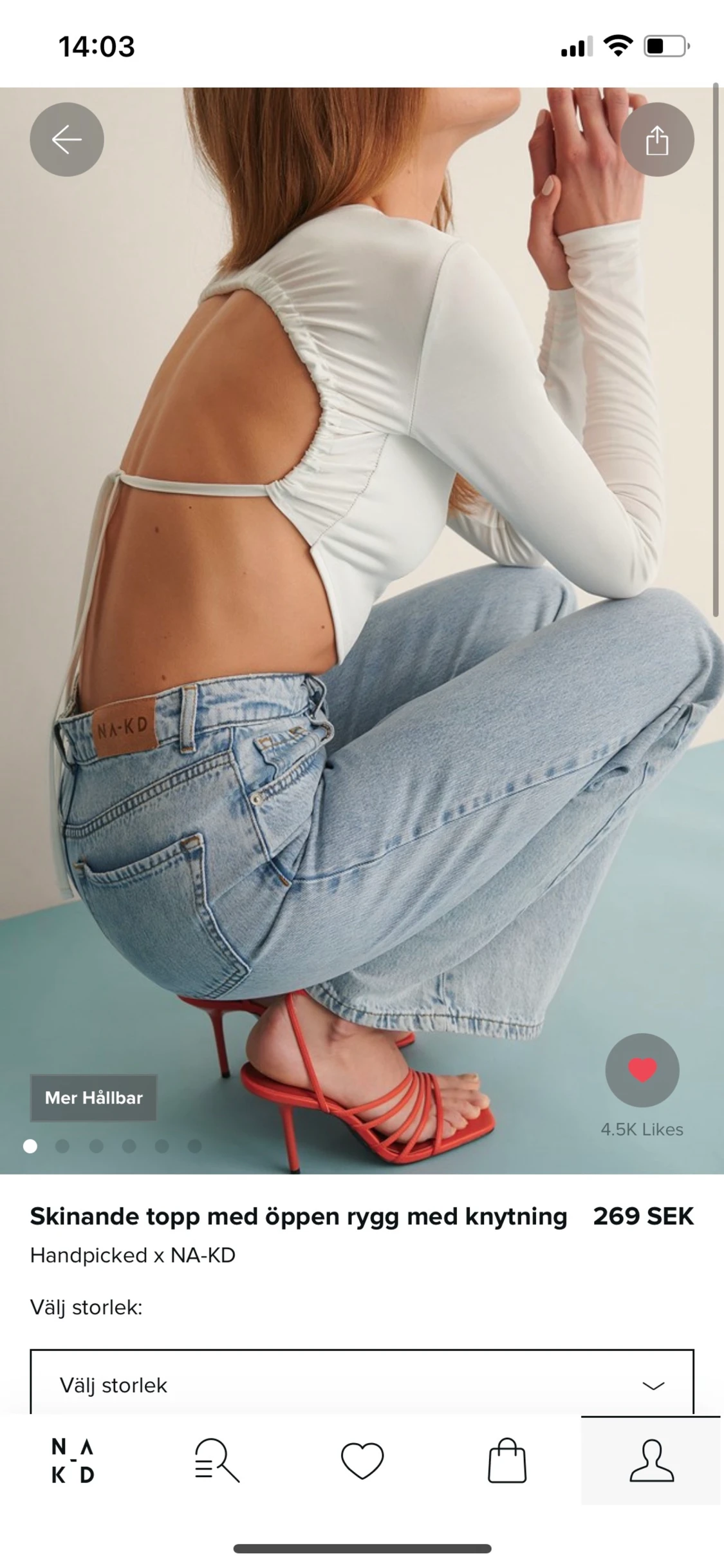 Topp med öppen rygg - 90