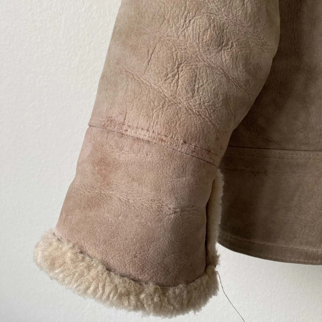 Vadderad skinnjacka  - 90