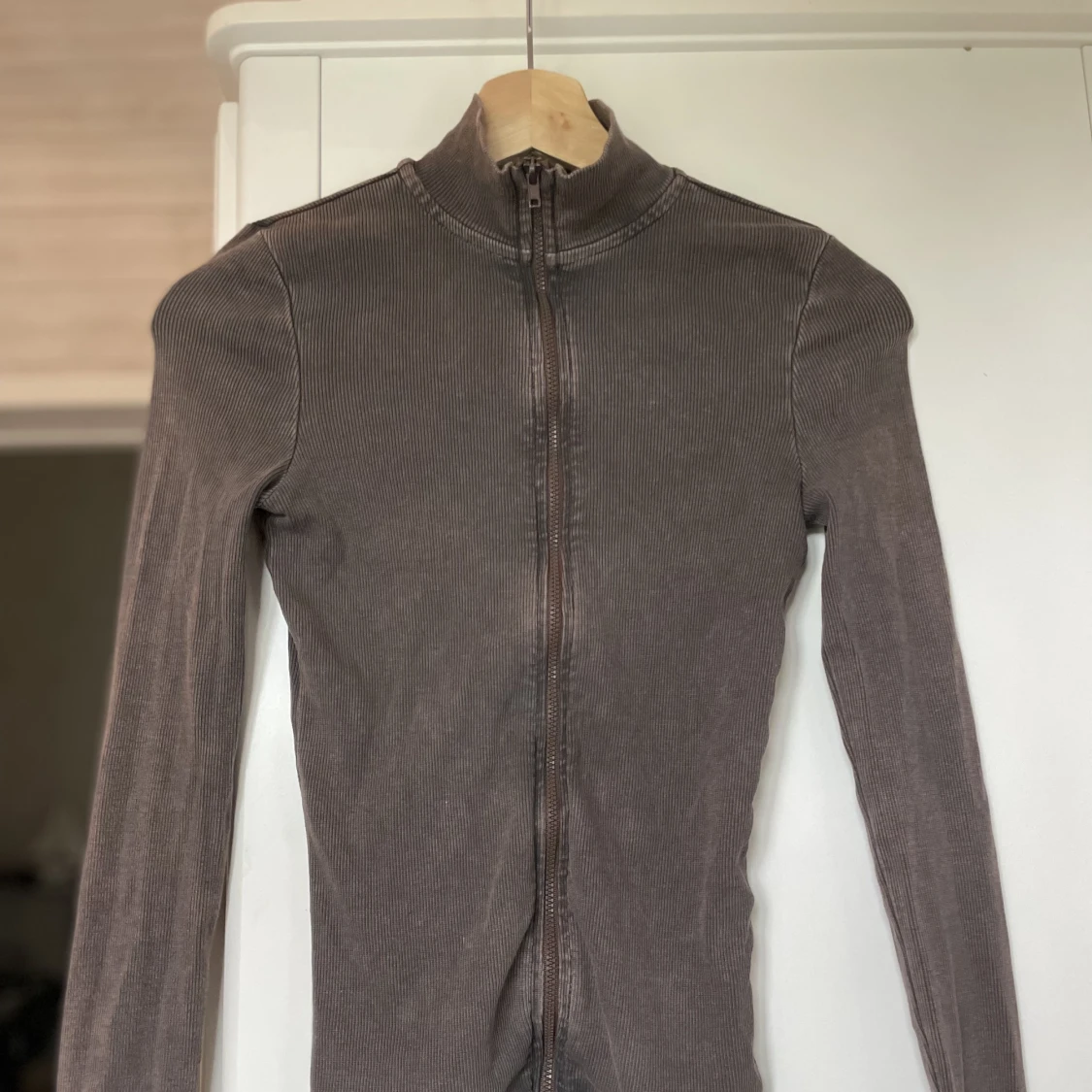 Höstig Zip up tröja/ kofta - 90