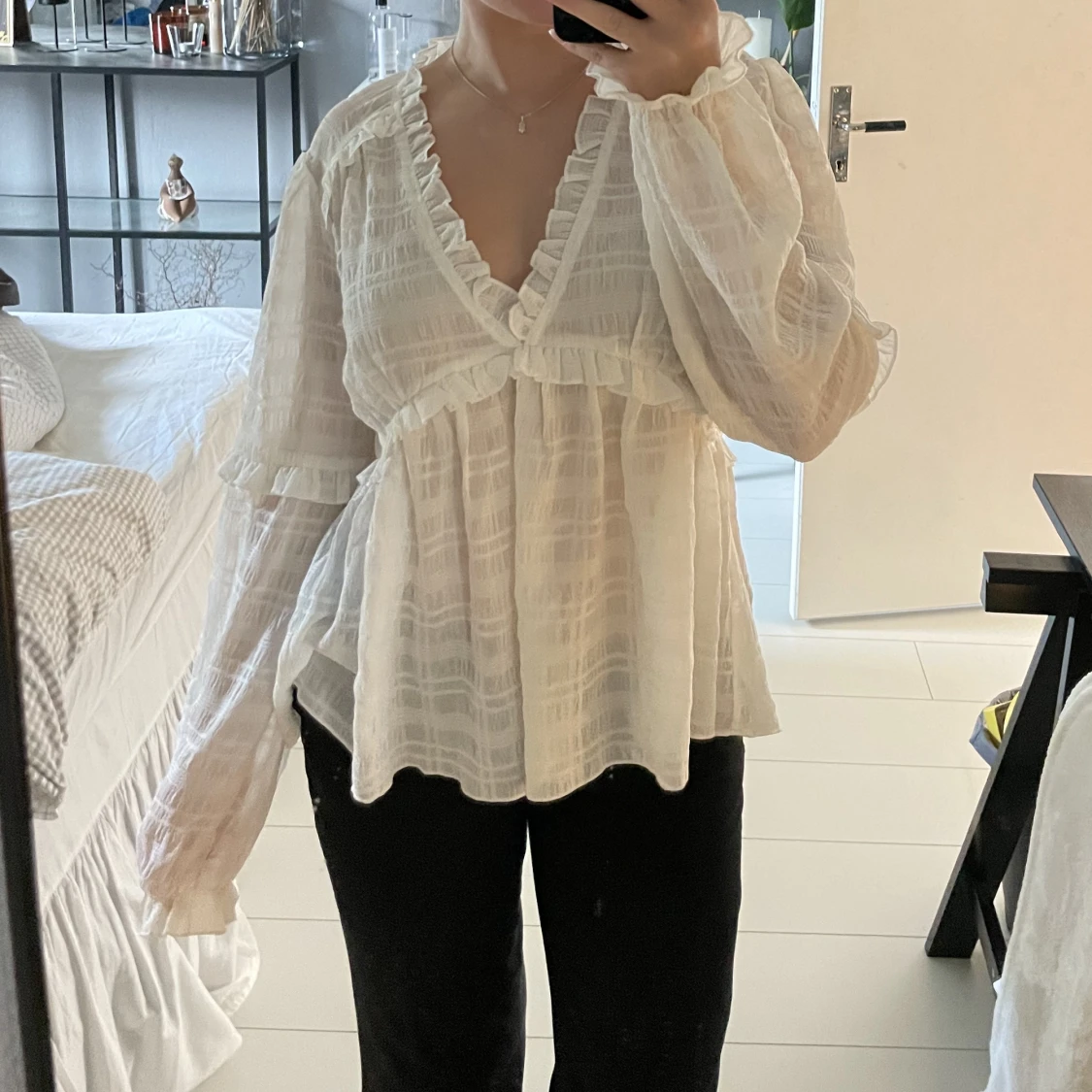 Vit blus - 90