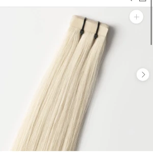 Löshår - Ett paket tejplöshår, i blond färg är 40 cm är ändats öppnad men var fel färg, följer med en tejp rulle nypris 949kr de är ifrån rapunzel  mitt pris 400 