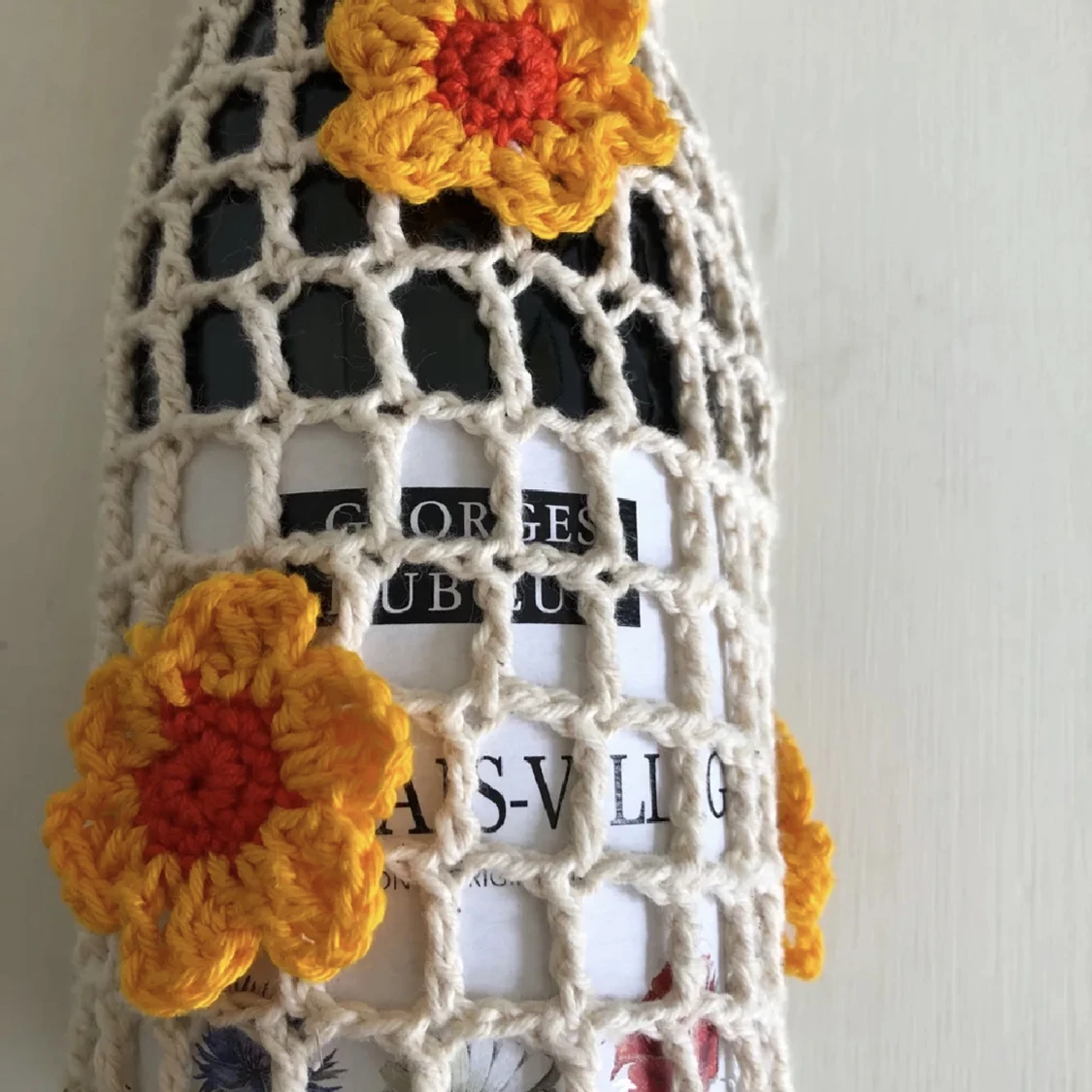 Vinväska med blommor  - 91