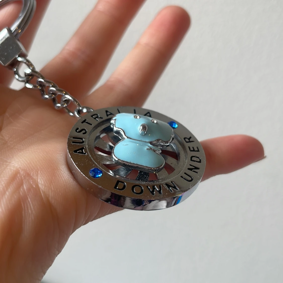 Snurrande nyckelring  - 90