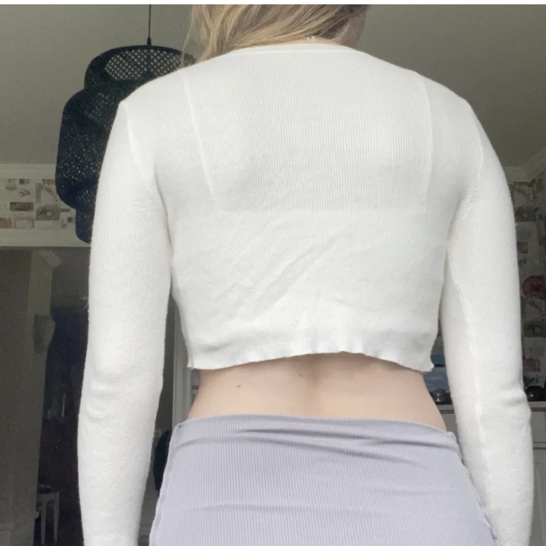 Vit långärmad - 91