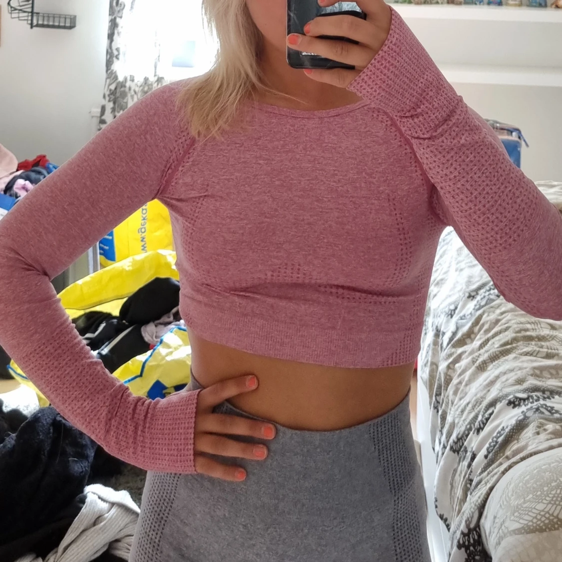 Cropped träningstopp  - 90