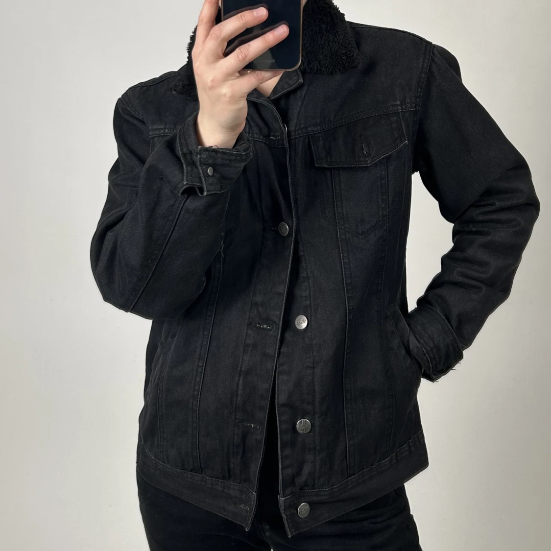 Gul och blå jacka - 90