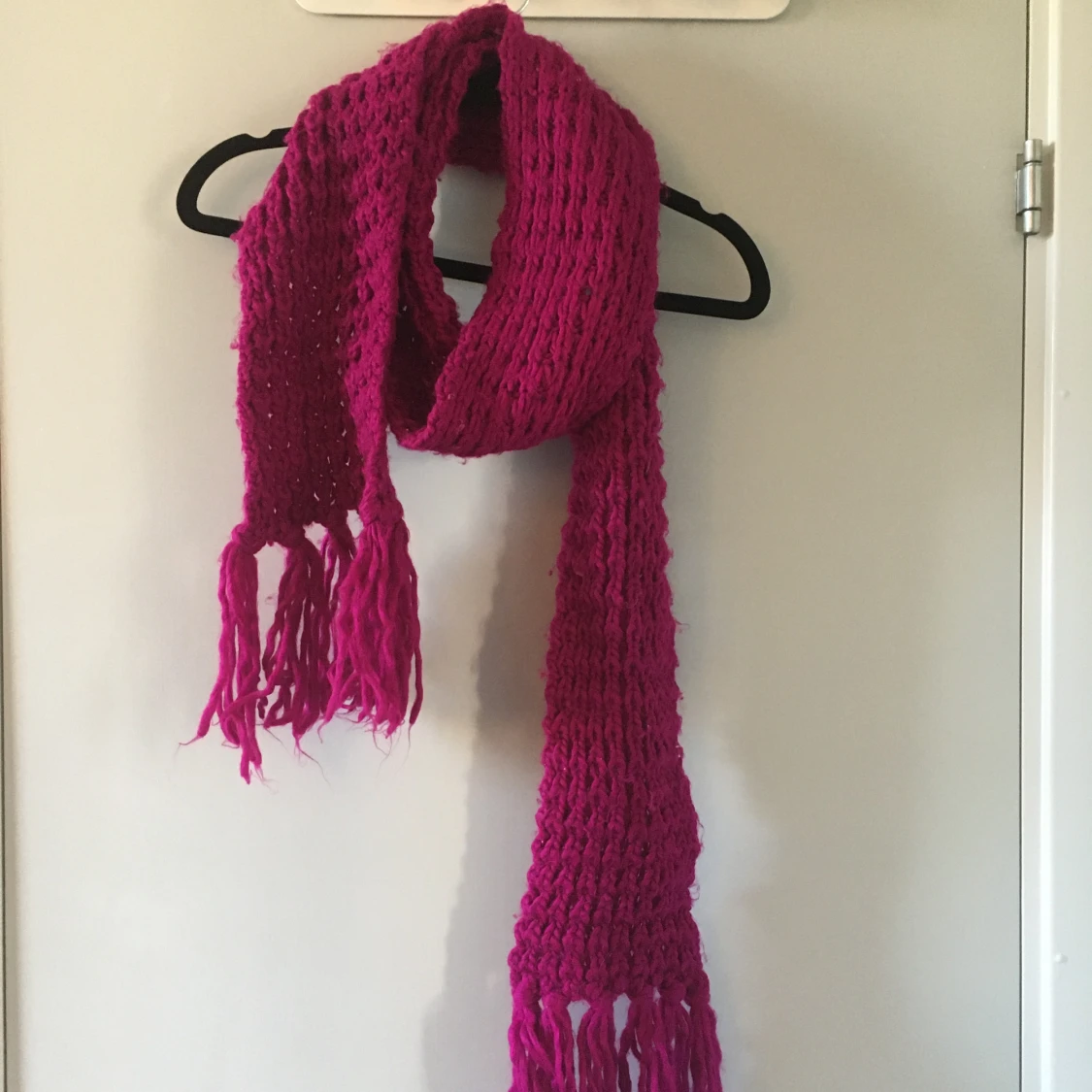 Lång stickad halsduk  - 91