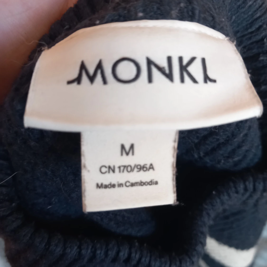 Stickad randig tröja - 91