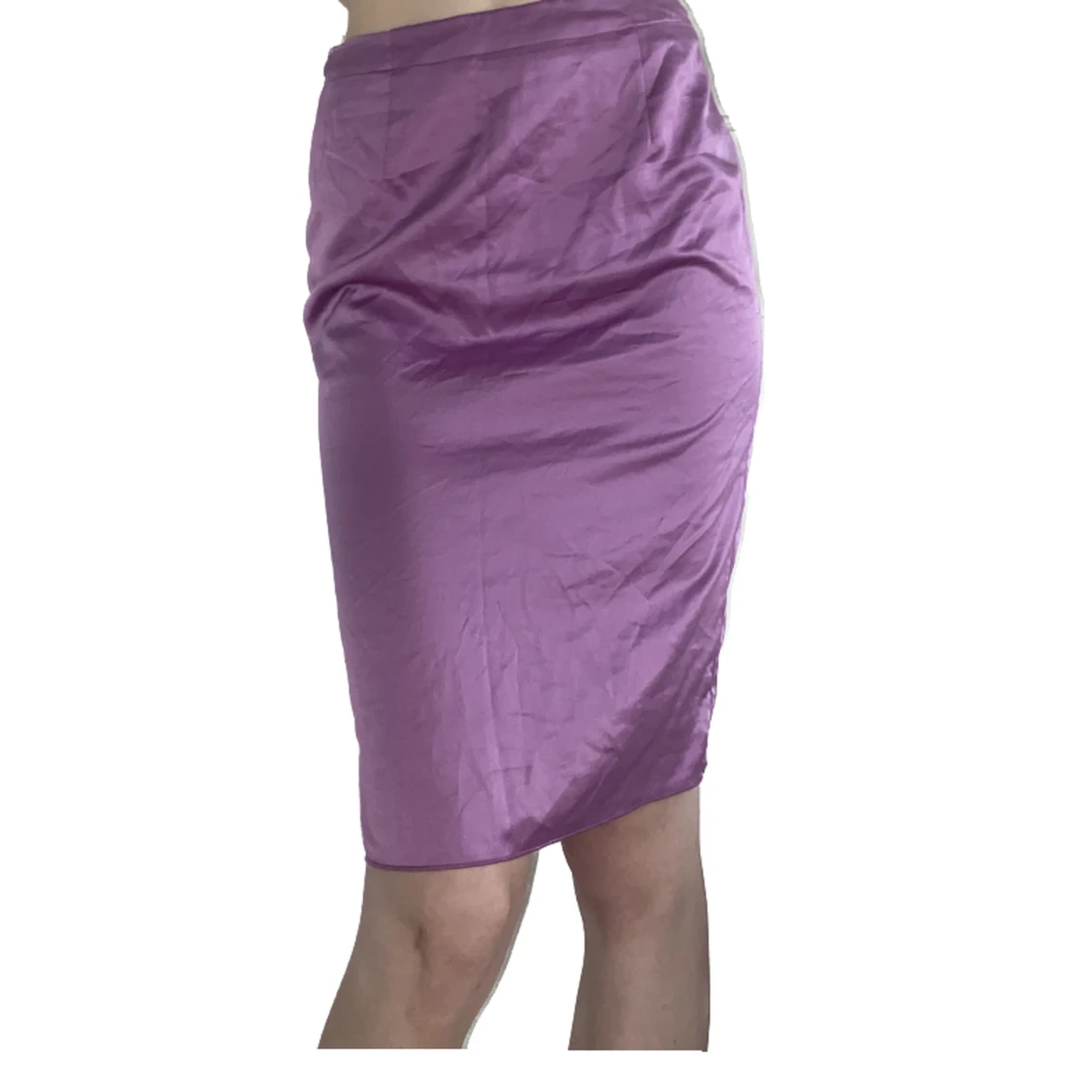 Lila lågmidjad kjol