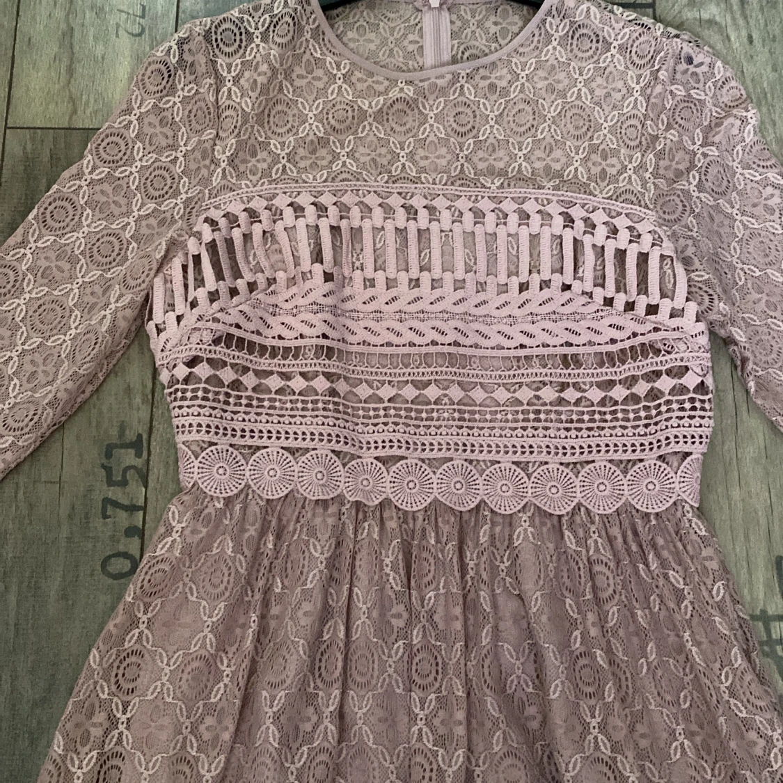 Gammelrosa fin klänning  - 90