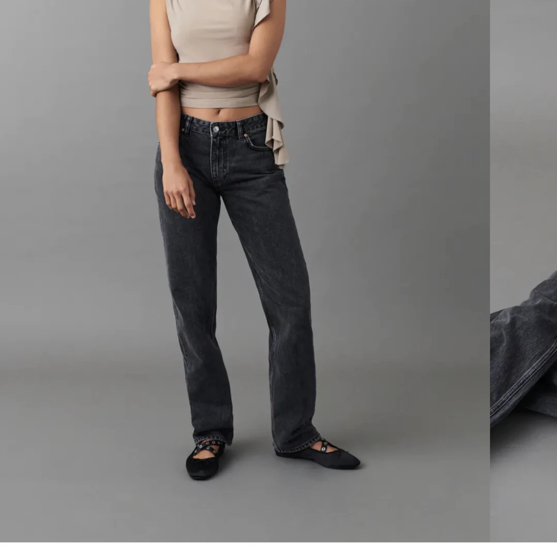 low straigt jeans  - 90