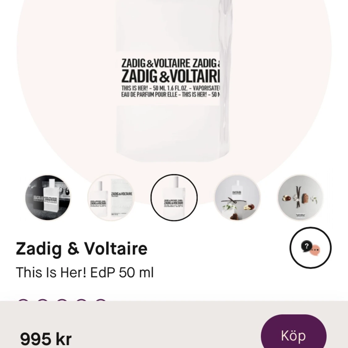 Zadig Voltaire parfym - 90