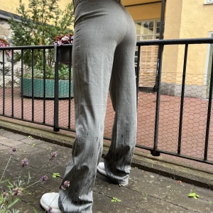 Real Moschino pants - Real moschino pants! Really cool grey pants with black details at the bottom! 