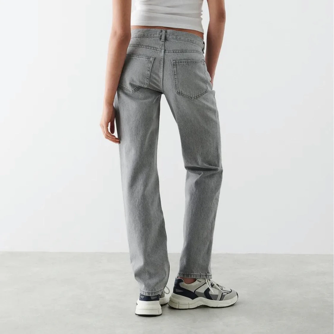 Gina low straight jeans - 90